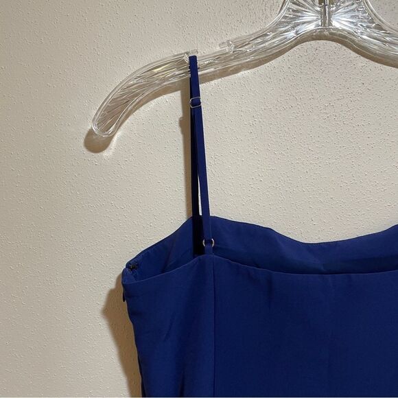 NEW NBD Revolve Cosmopolitan Mini Dress Blue Size Small Slit Party - Picture 13 of 16